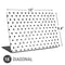 White and Black Polka Dots Universal Laptop 16in (13 x 9.4in) Skin